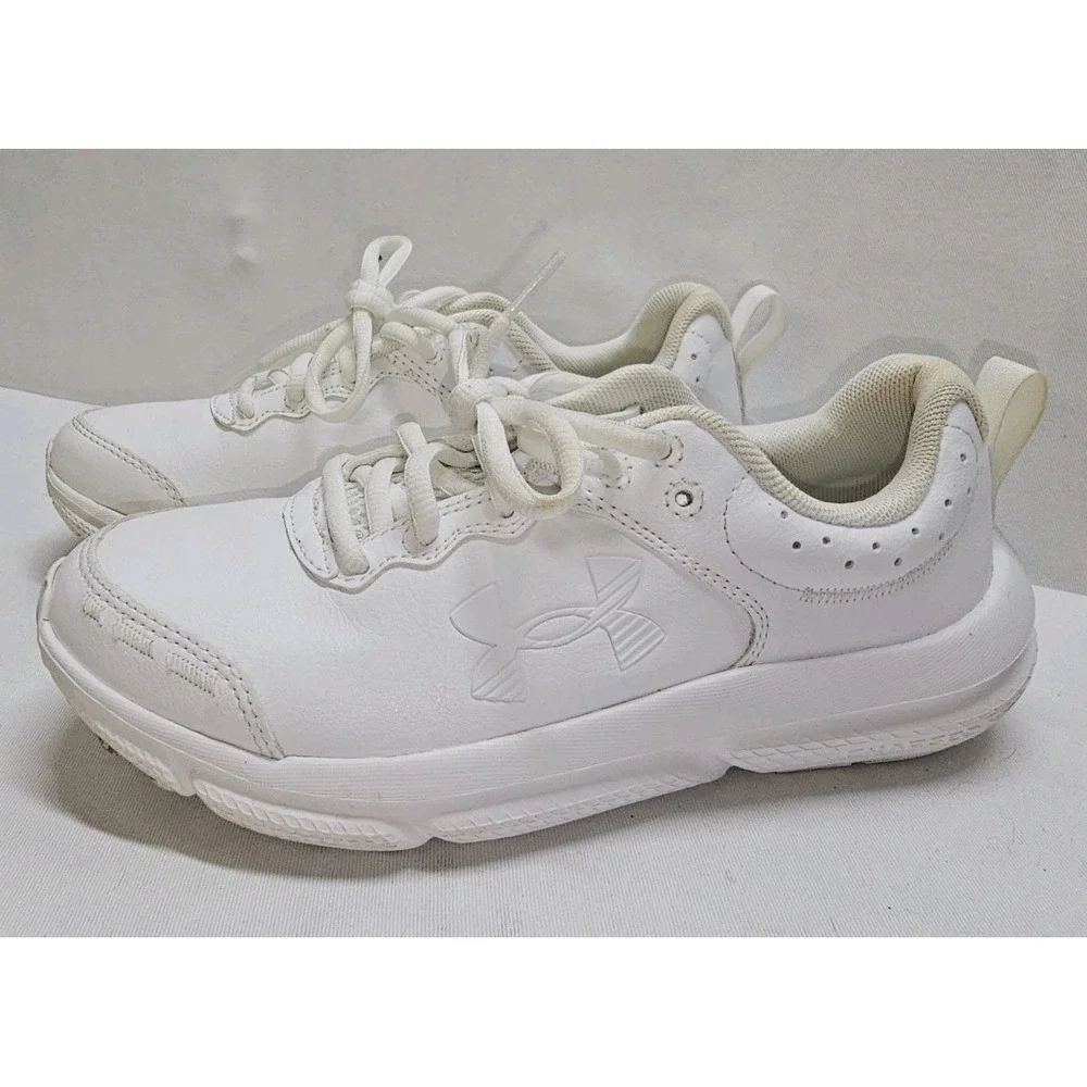 Under Armour Assert 10 Kids Youth 4.5Y White Running Shoes Sneakers 3027099-10